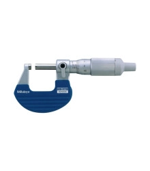 Micrómetro externo 0-25 mm 0.01 mm con aislamiento térmico y trinquete integrado 102-701