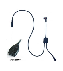 Cable de conexión con entrada de pedal tipo D para U-WAVE (Linear Heigth / HDI) - 02AZE140D