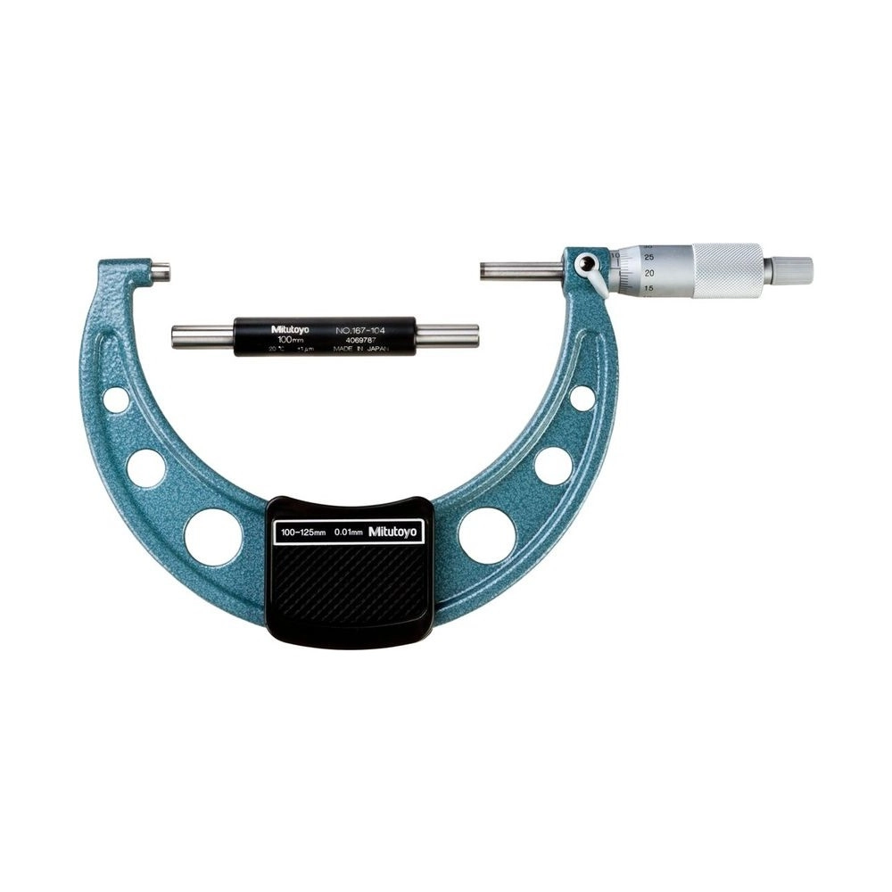 Micrómetro externo 100-125 mm 0.01 mm 103-141-10 - Mitutoyo Tienda Oficial | Producto Original