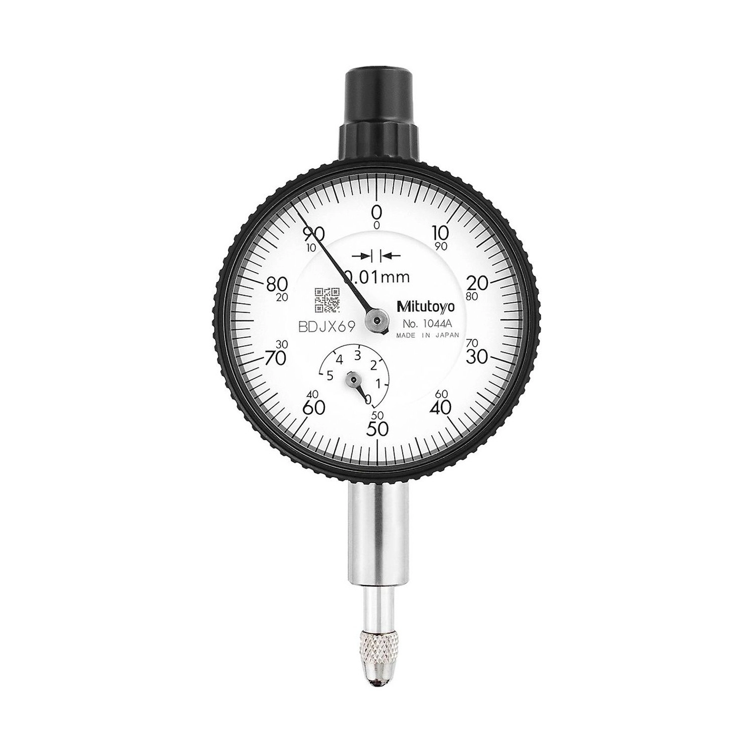 Reloj Comparador Analógico Alcance 5mm Graduación 0,01mm con Tapa Trasera con Oreja Mitutoyo 1044A - Tienda Oficial | Producto Original