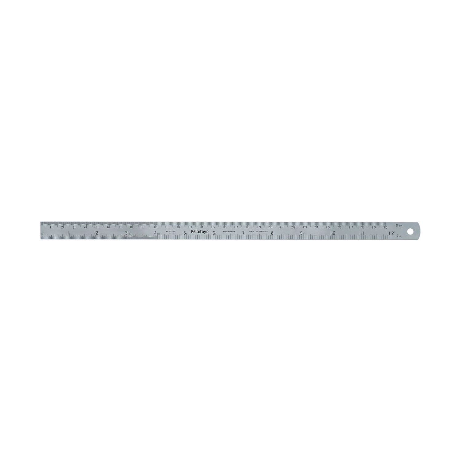 Reglas Graduadas de Acero Semi-Flexible 12"/300mm - 182-305 - Mitutoyo Tienda Oficial | Producto Original