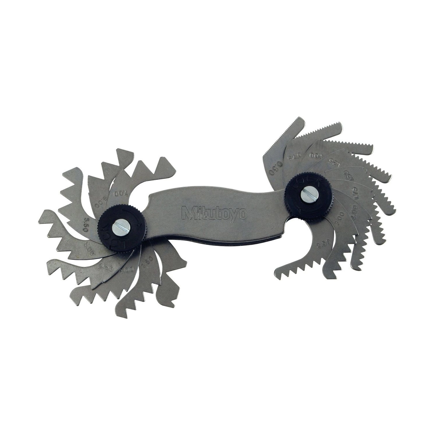 Gauge Cuenta Hilos 0,4-7mm 18 hojas - 188-121 - Mitutoyo Tienda Oficial | Producto Original