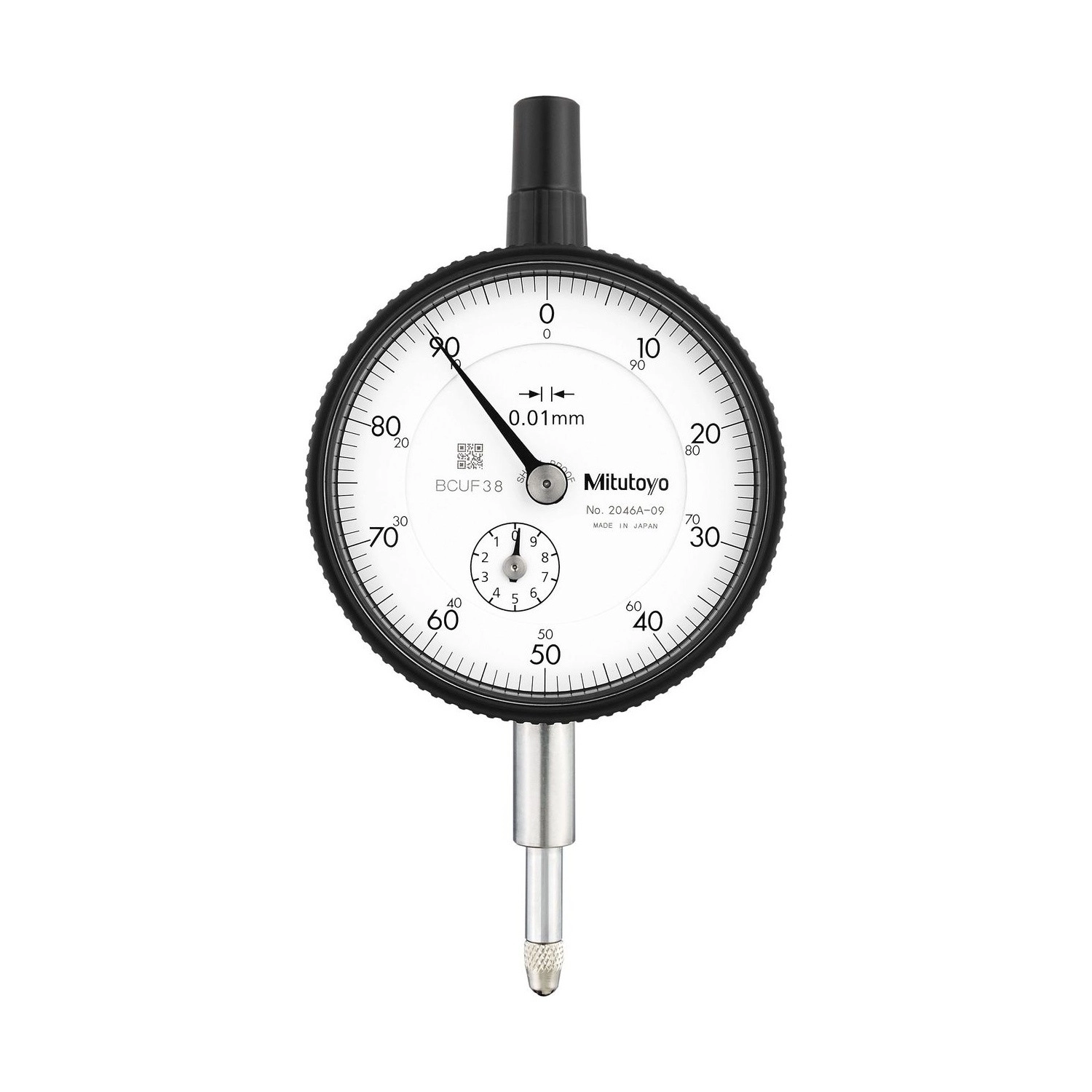 Reloj Comparador Modelo Estándar Tapa Con Oreja 10mm/0,01mm - 2046A-09 - Mitutoyo Tienda Oficial | Producto Original