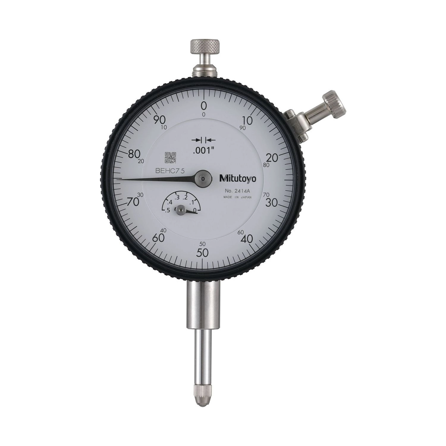 "Reloj Comparador Modelo Estándar Tapa Con Oreja .5"/ .001" – 2414A" - Mitutoyo Tienda Oficial | Producto Original
