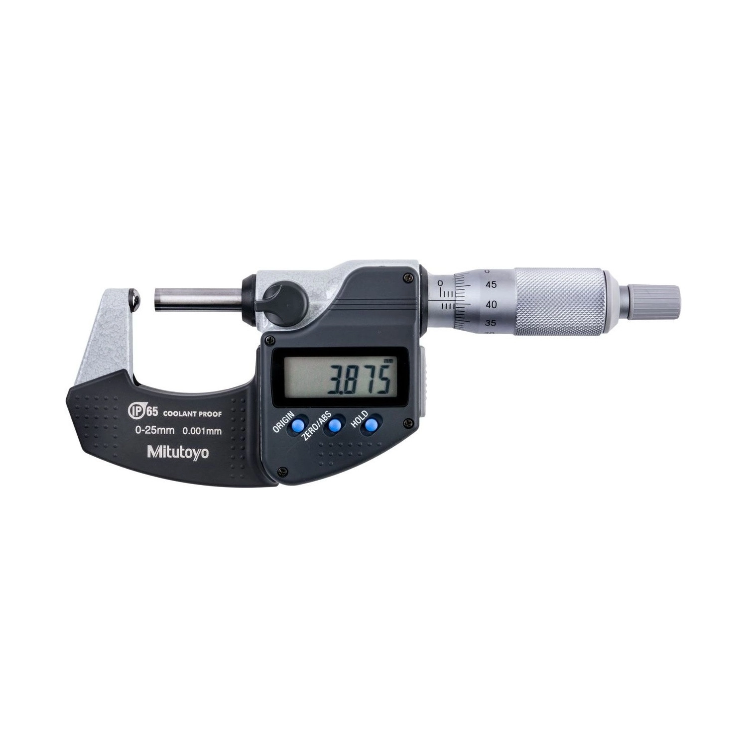Micrómetro externo digital 0-25 mm 0.001 mm para tubos apoyo esférico - 395-251-30 - Mitutoyo Tienda Oficial | Producto Original