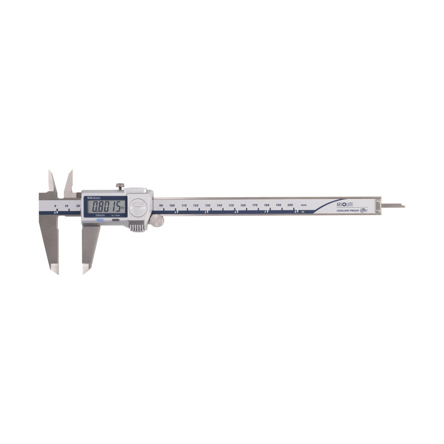 Pie de Metro Vernier Digital Mitutoyo 200mm IP67 con Salida de Datos 500-763-20 - ABSOLUTE - Tienda Oficial | Producto Original