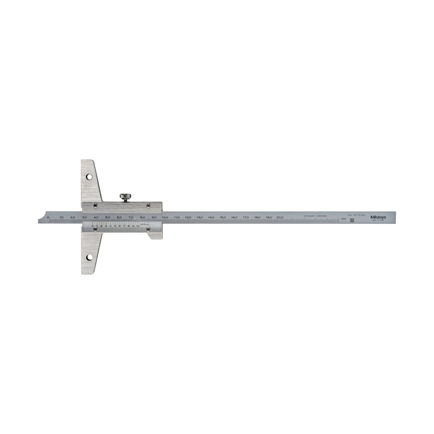 Pie de Metro De Profundidad 200 mm 0.05 mm 527-202 - Mitutoyo Tienda Oficial | Producto Original