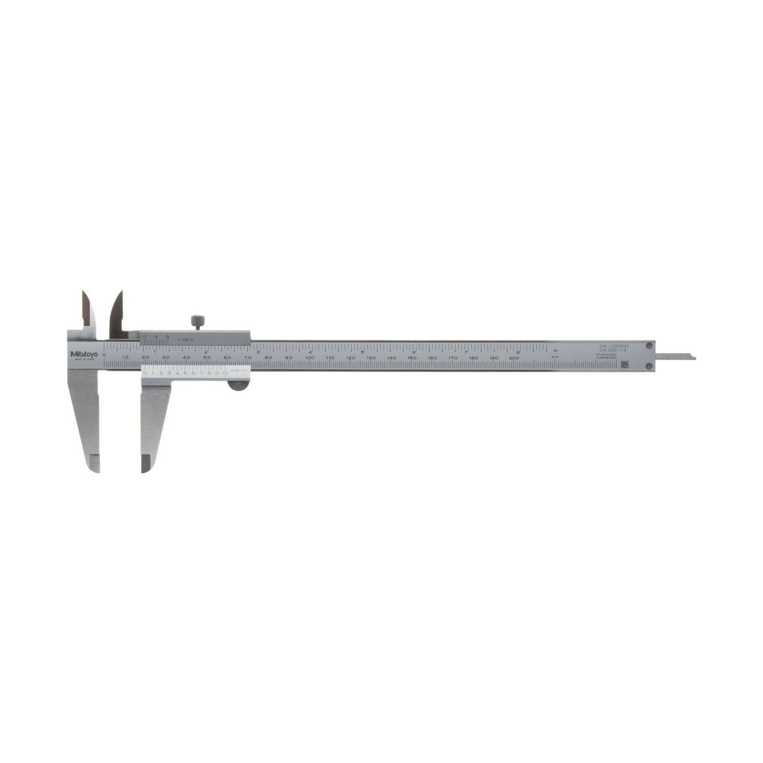 Pie de Metro Vernier Universal Mitutoyo 200 mm 0,05 mm 530-114 - Tienda Oficial | Producto Original