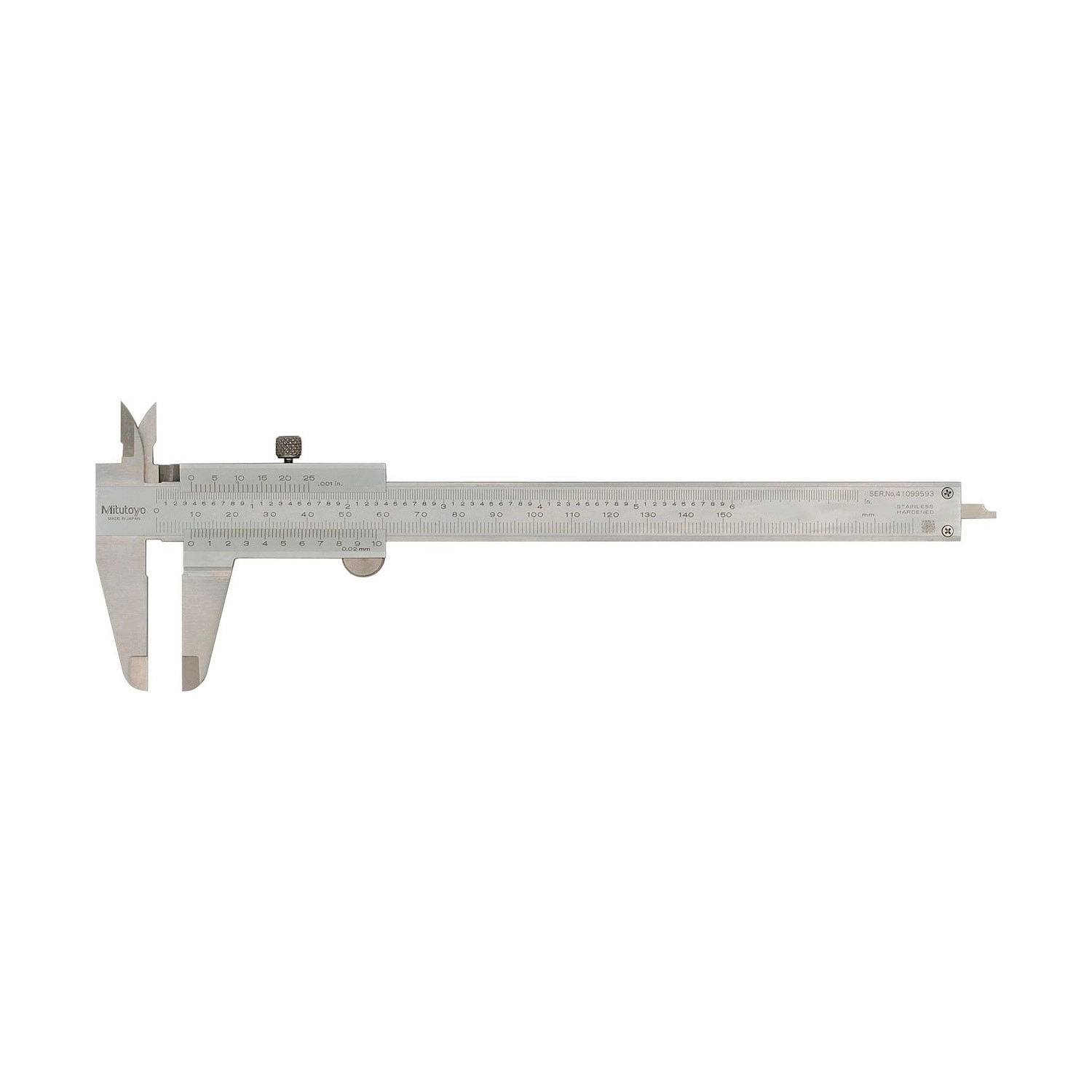 Pie de Metro Vernier Universal Mitutoyo 150 mm 0,02 mm 530-312 - Tienda Oficial | Producto Original