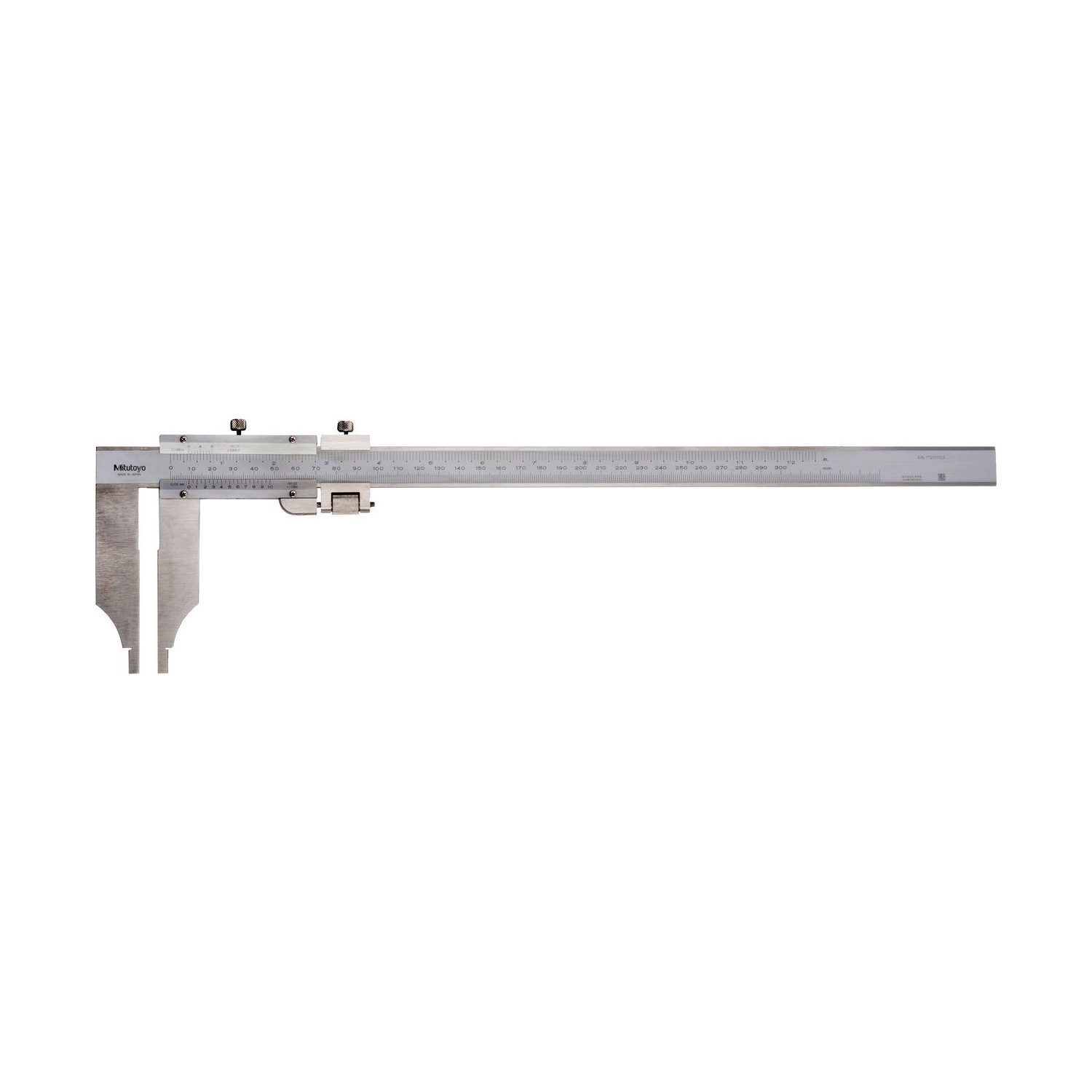 Pie de Metro Analógico Mitutoyo 300 mm 0,05 mm con Mandíbulas Largas 534-101 - Tienda Oficial | Producto Original