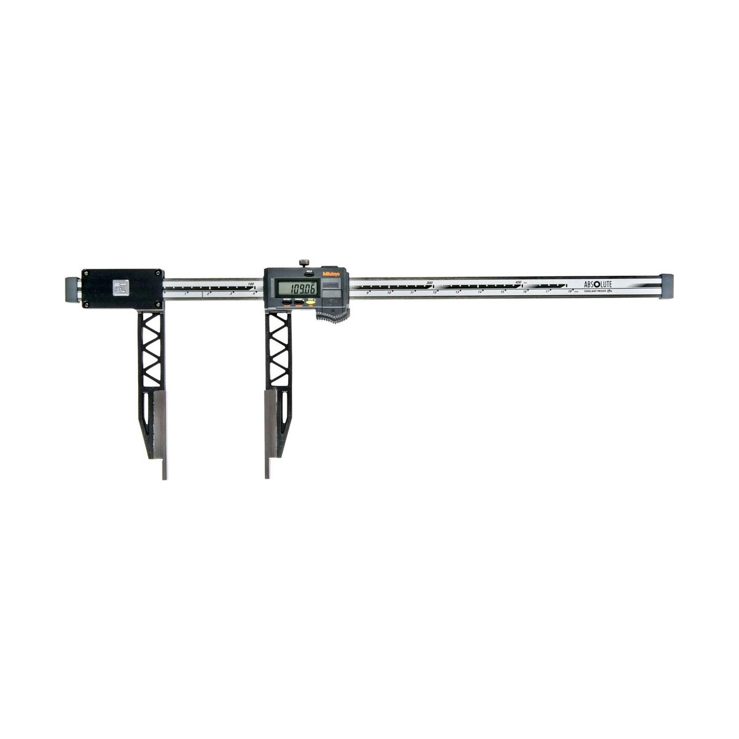 Pie de Metro Digital ABSOLUTE Fibra de Carbono Mitutoyo 450 mm 0,01 mm con Mordazas Largas 552-160-10 (mm/pulg) - Tienda Oficial | Producto Original