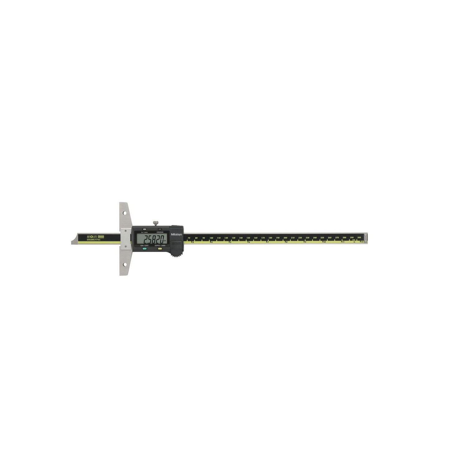 Pie de Metro de Profundidad Digital ABSOLUTE Mitutoyo 300 mm 0,01 mm 571-213-30 IP67 - Tienda Oficial | Producto Original