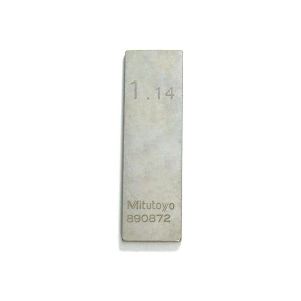 Bloques Patrón Individual 1,14mm En Acero - Clase 0 - 611574-021 - Mitutoyo Tienda Oficial | Producto Original