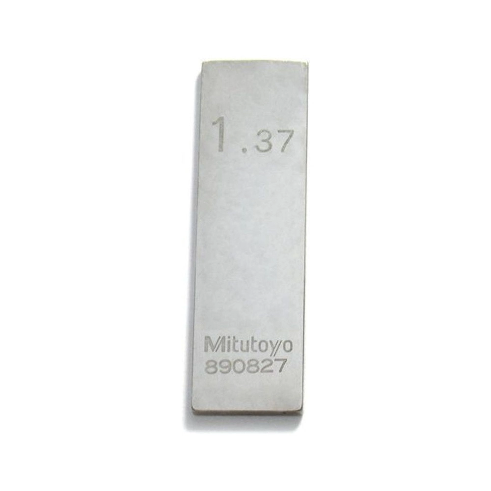 Bloques Patrón Individual 1,37mm En Acero - Clase 0 - 611597-021 - Mitutoyo Tienda Oficial | Producto Original