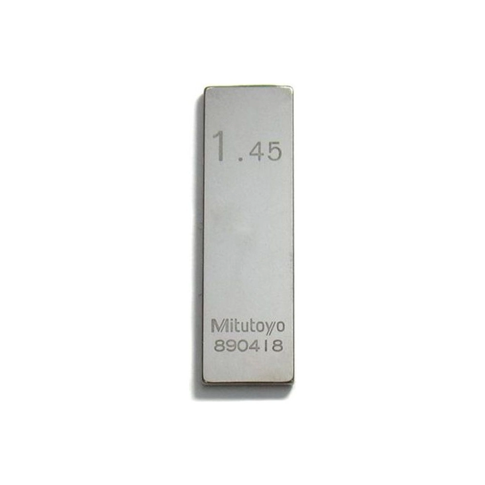 Bloques Patrón Individual 1,45mm En Acero - Clase 0 - 611605-021 - Mitutoyo Tienda Oficial | Producto Original