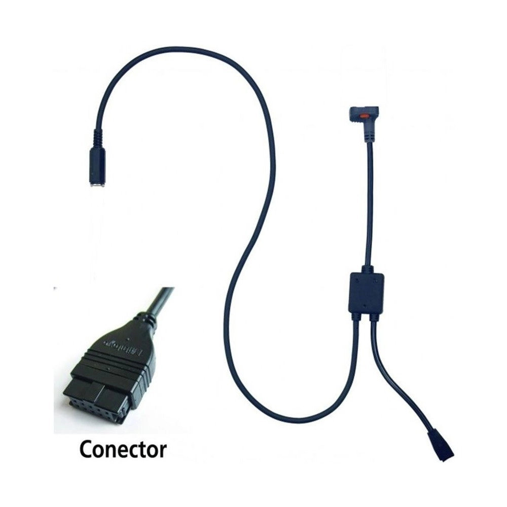 Cable de conexión con entrada de pedal tipo D para U-WAVE (Linear Heigth / HDI) - 02AZE140D - Mitutoyo Tienda Oficial | Producto Original