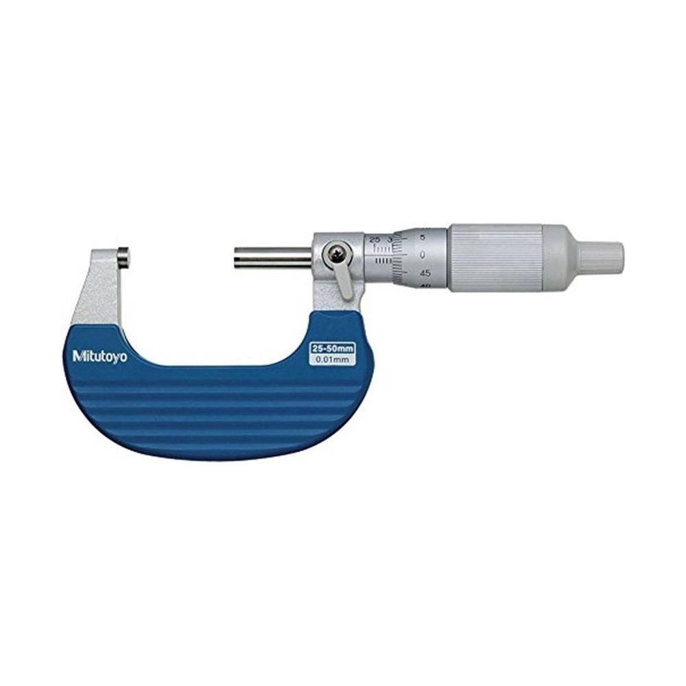 Micrómetro analógico externo con trinquete integrado al tambor 25-50 mm / 0.01 mm - 102-702 - Mitutoyo Tienda Oficial | Producto Original