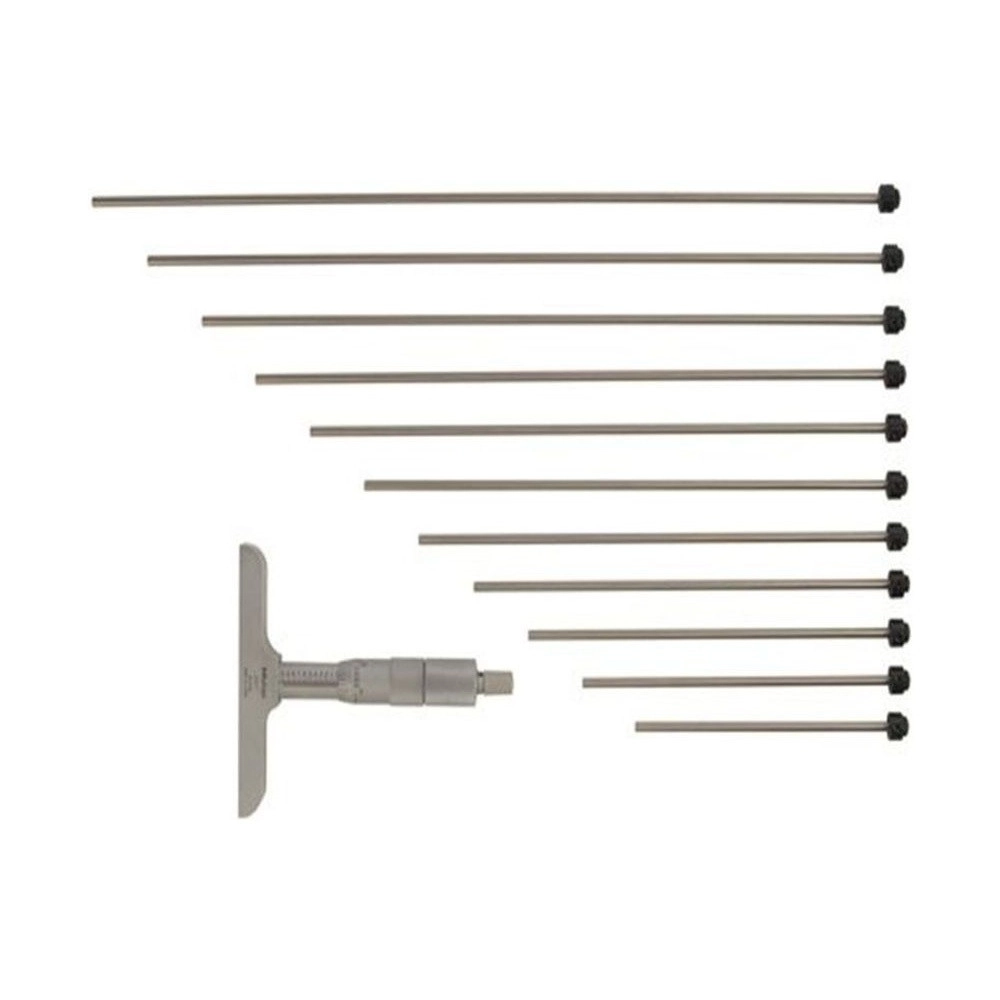 Micrómetro de Profundidad 0-100 mm 0.01 mm (con varillas intercambiables) 129-115 - Mitutoyo Tienda Oficial | Producto Original