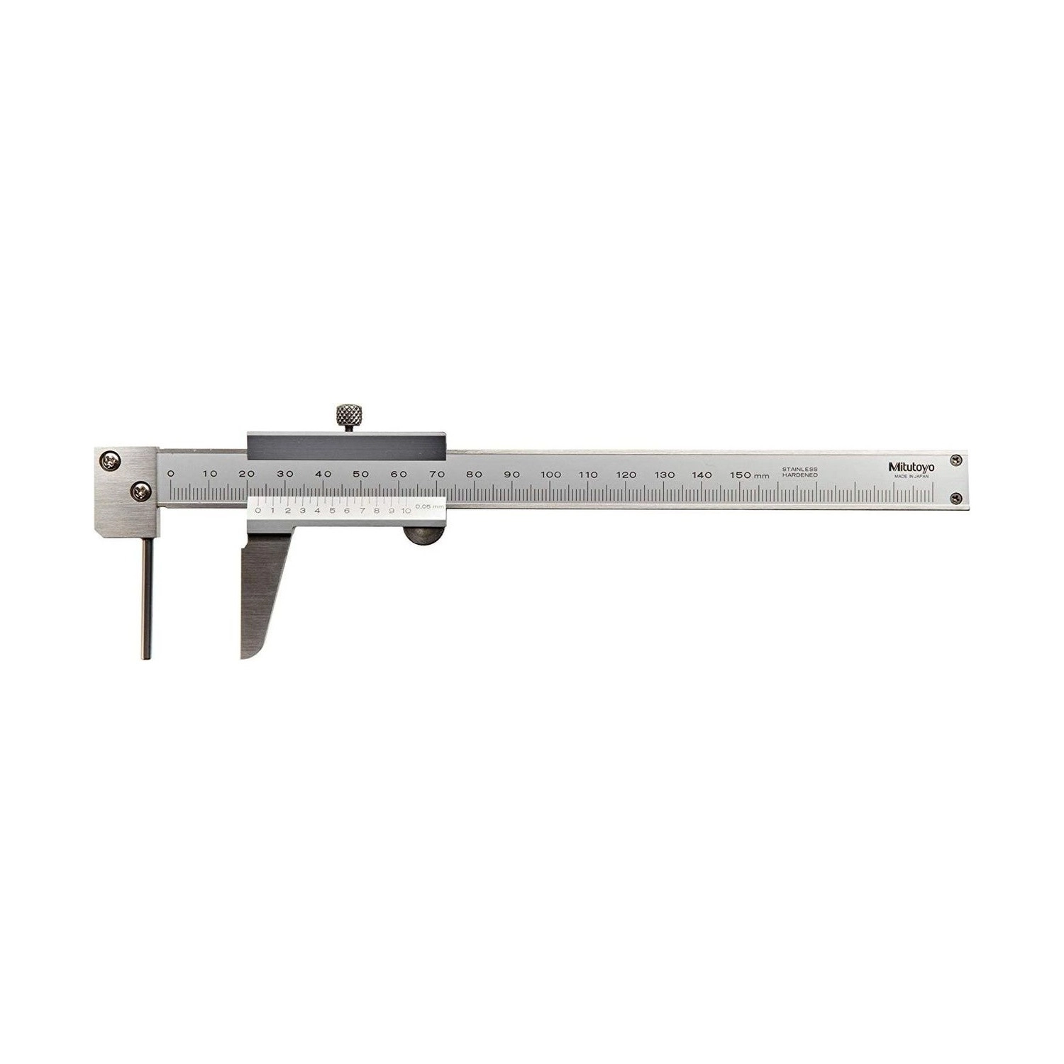 Pie de Metro Vernier Mitutoyo 150 mm 0,05 mm con Mordazas Offset (Escalonadas) 536-101 - Tienda Oficial | Producto Original